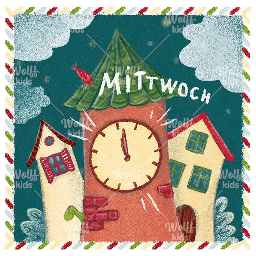 Einzelner Magnet: Mittwoch